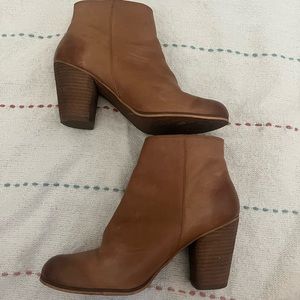 BP Brown Leather Booties